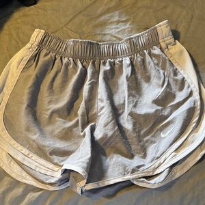 Nike Women's Light Gray Athletic Shorts